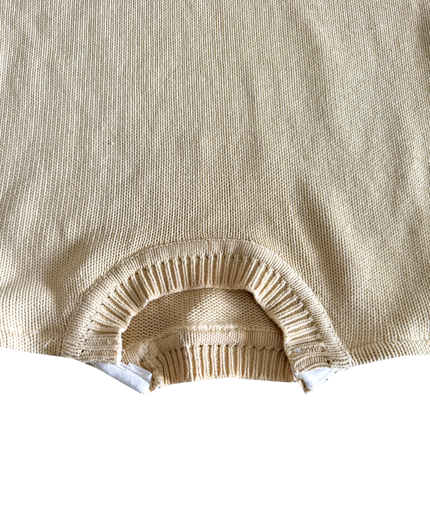 Light Yellow Knit Skirt - Size M