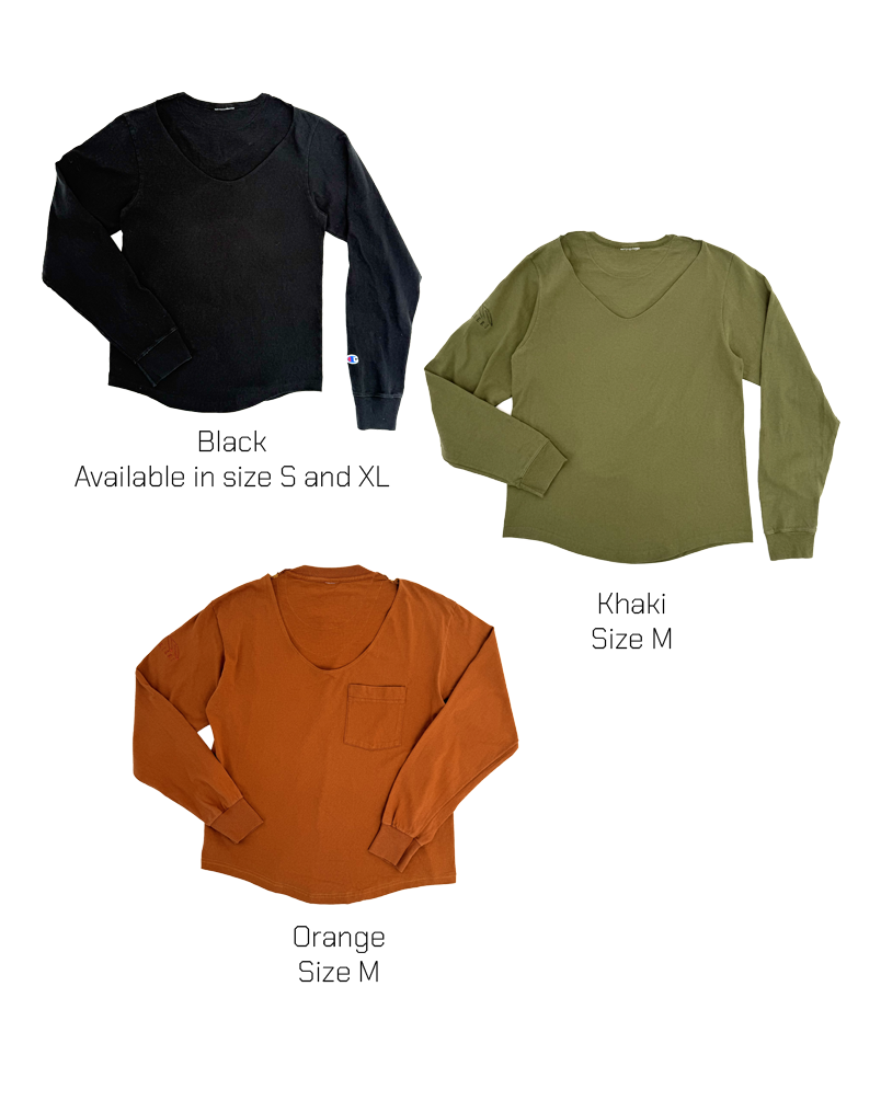 Reverse Long Sleeve Tops