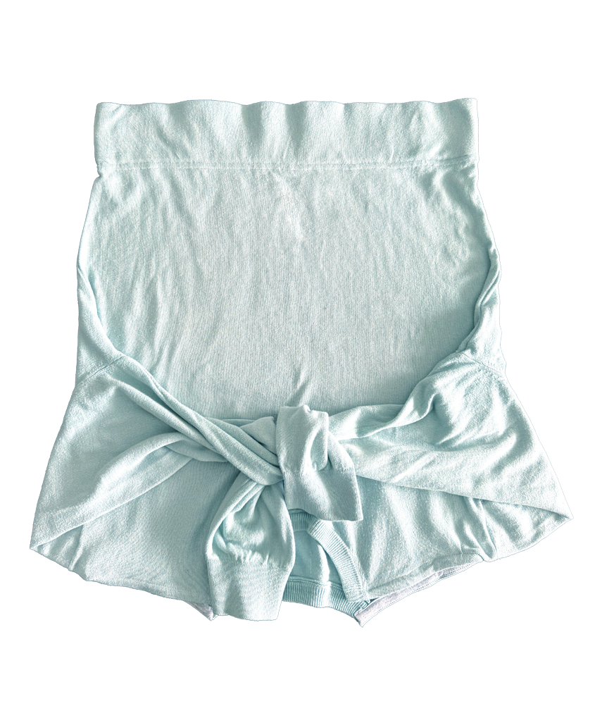 Mint Blue Knit Skirt - Size L/XL
