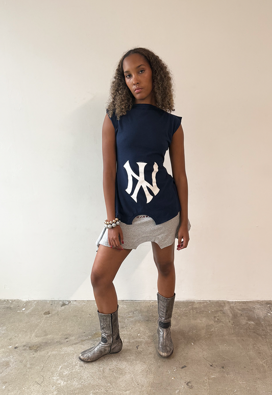 Navy NY 180 Top - Size M