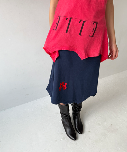Navy/red NY T-skirt - Size S
