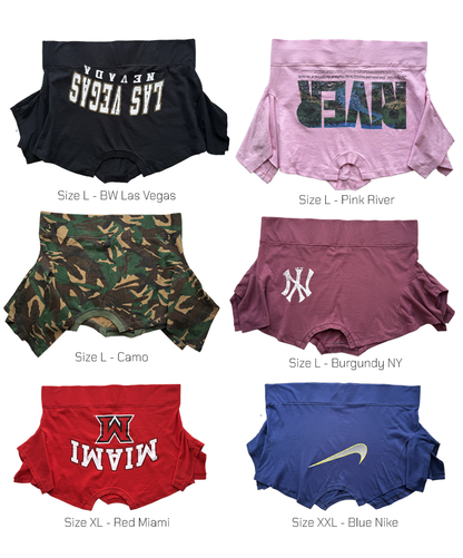 Graphic Mini T-skirts