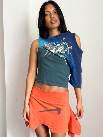 Graphic Mini T-skirts