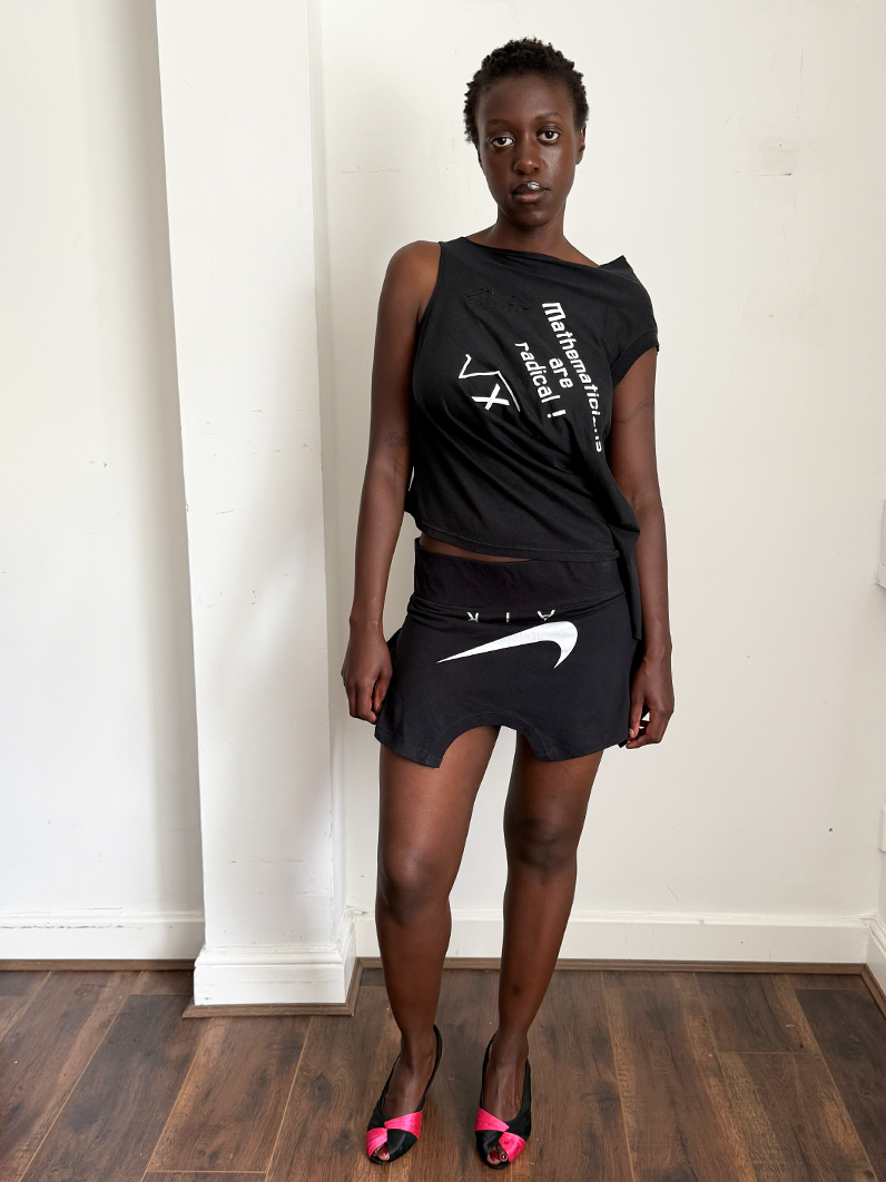 Graphic Mini T-skirts