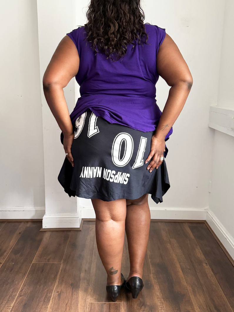 Graphic Mini T-skirts