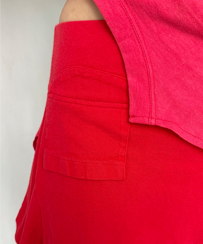 Red Mini T-skirt - Size S