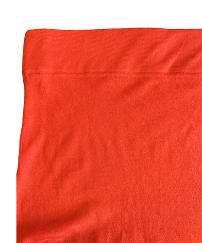 Orange Knit Skirt - Size L