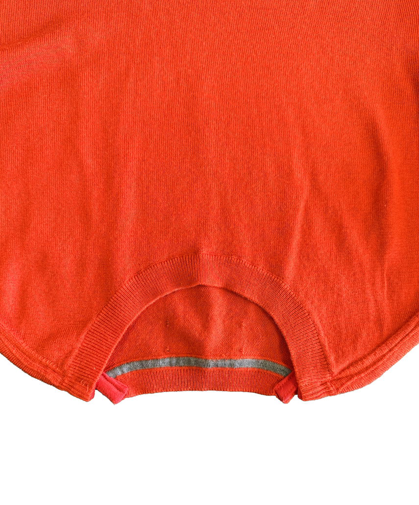 Orange Knit Skirt - Size L