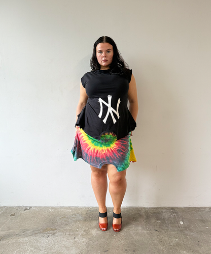 Tie-dye Mini T-skirt - Size XXL