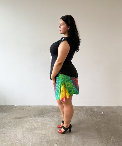 Tie-dye Mini T-skirt - Size XXL