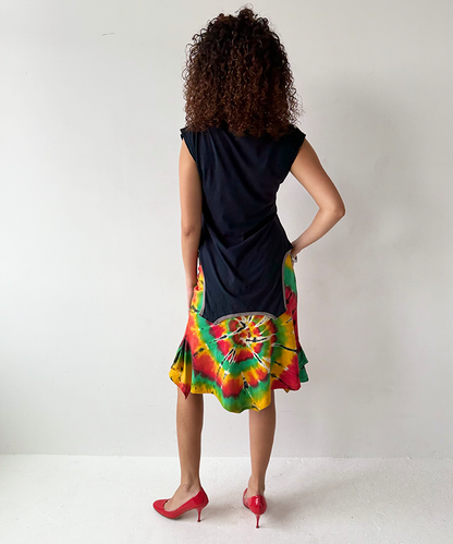 Multi Tie-dye T-skirt - Size M