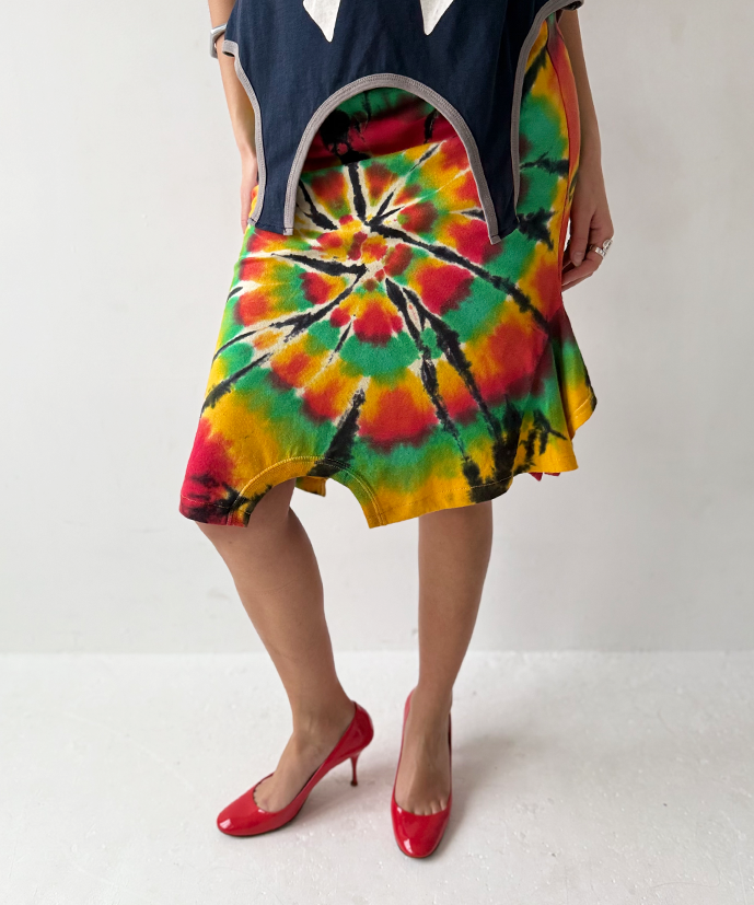 Multi Tie-dye T-skirt - Size M