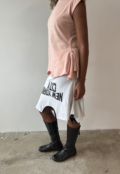 White NYC T-skirt - Size M