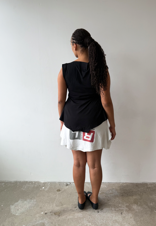 White Ralph Lauren Mini T-skirt - Size L