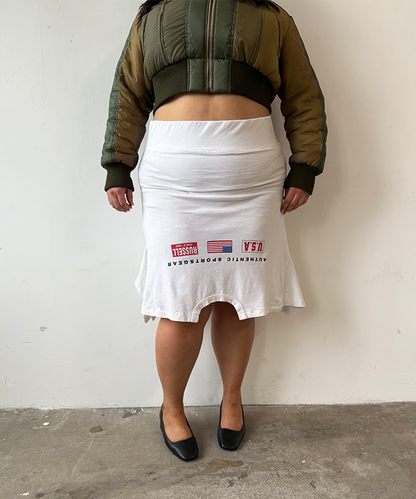 White Russell T-skirt - Size XL