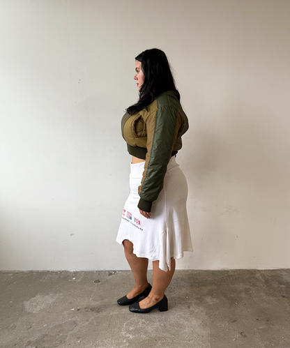 White Russell T-skirt - Size XL