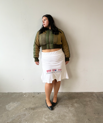 White Russell T-skirt - Size XL