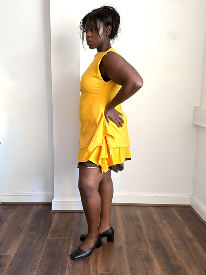 Double Mini T-skirts