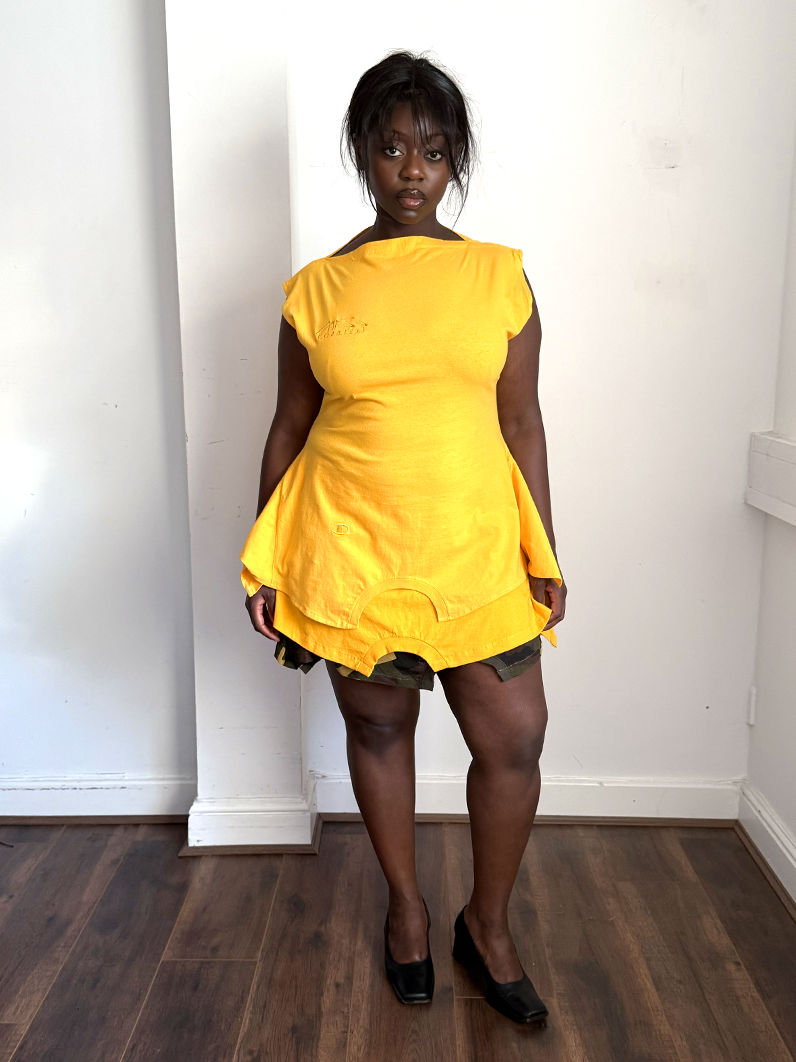 Double Mini T-skirts